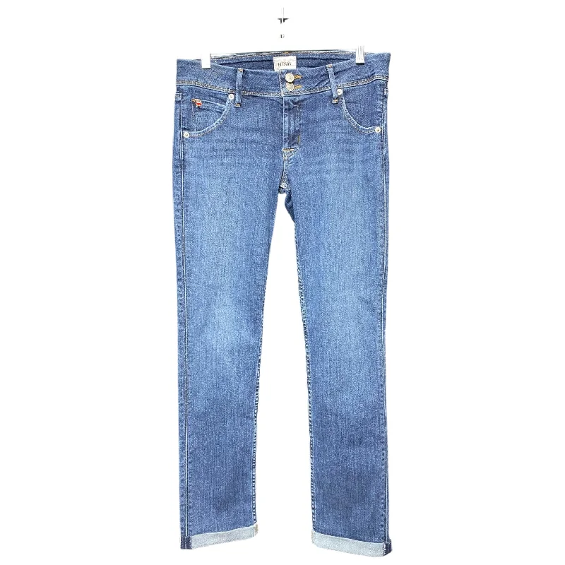 Women's ChinosJeans Straight By Hudson In Blue Denim, Size: 4