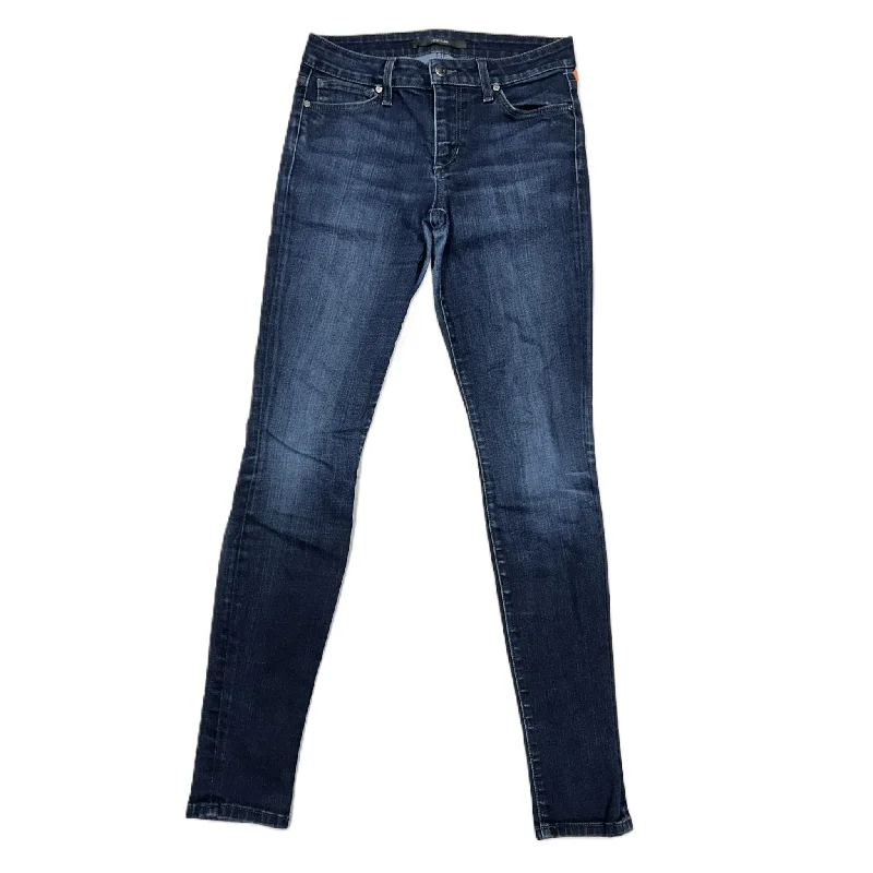 Women's Jodhpurs with Lapel CollarJeans Skinny By Joes Jeans In Blue Denim, Size: 2