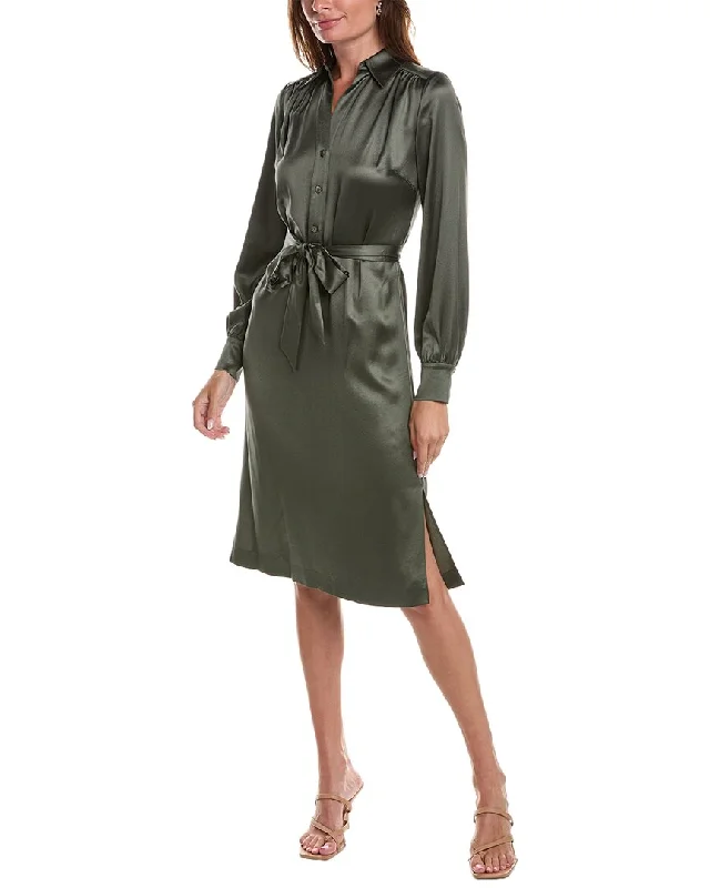 Women's Notched Collar DressesBrooks Brothers Popover Shirtdress