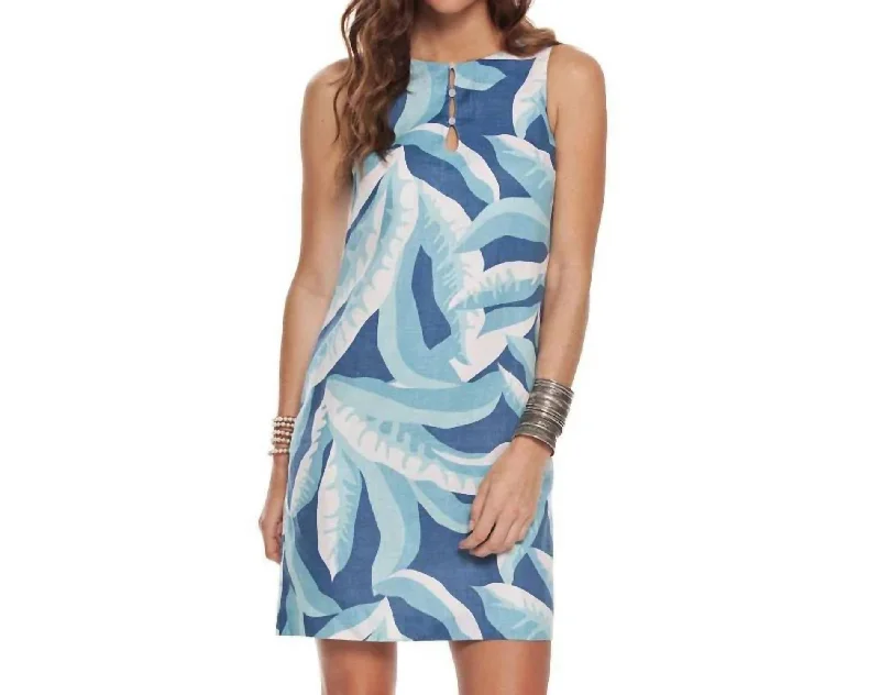 Women's Round-Neck DressesCastaway Shift Dress In Anguilla