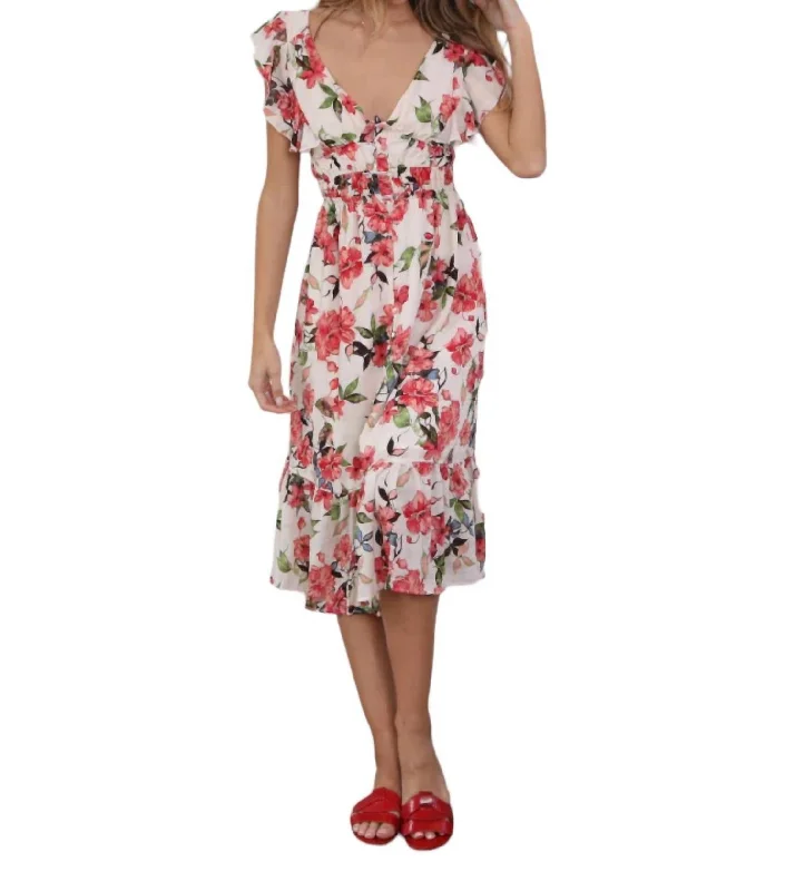 Women's Square-Neck DressesFloral Santorini Dress In Camilla Print