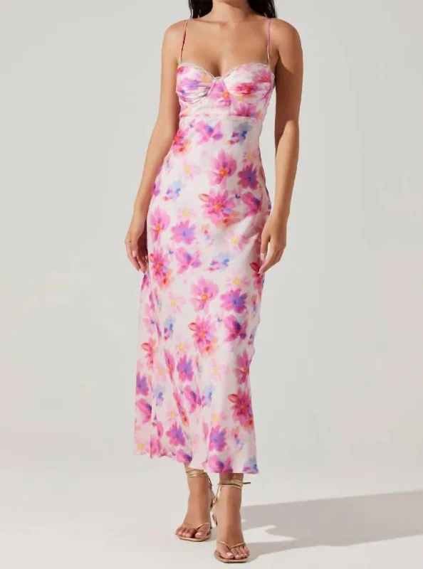 Women's High-Low DressesFlorianne Dress In Pink Multi