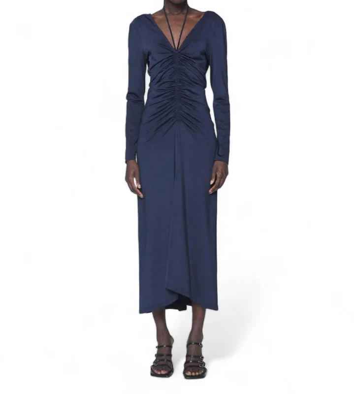 Women's Flared DressesGilbert Dress In Navy