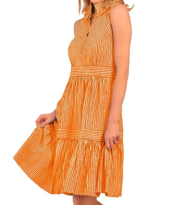 Women's Boat-Back DressesHope Dress In Orange