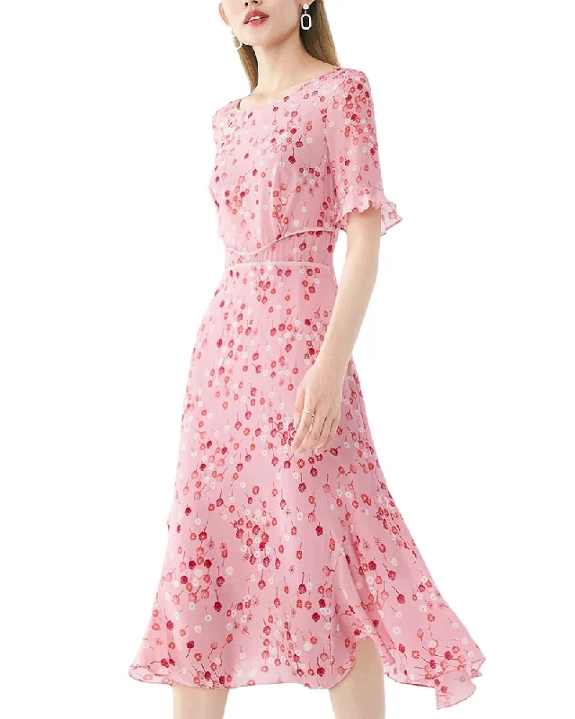 Women's Low-Neck DressesONEBUYE Silk Dress