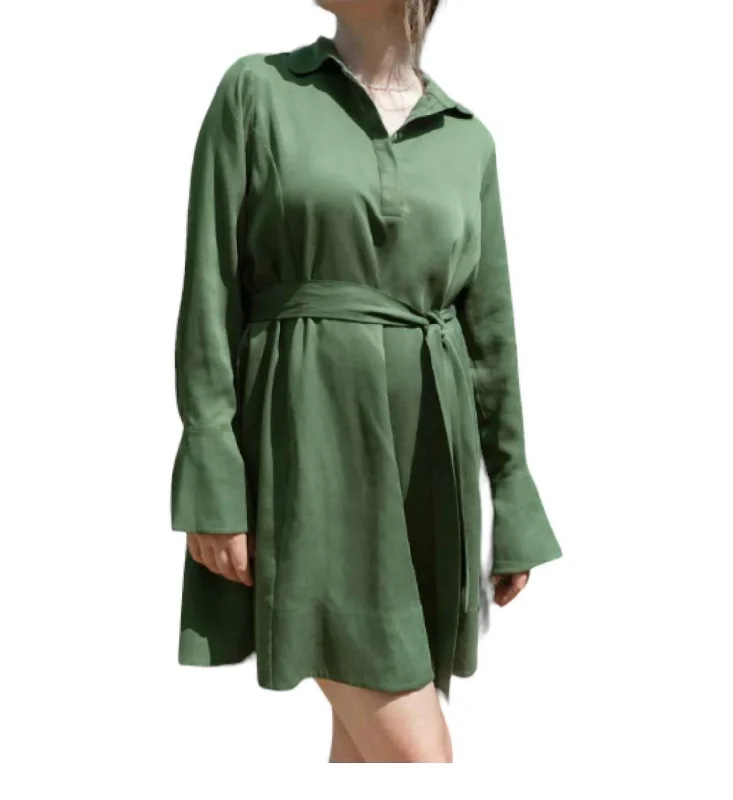 Women's Sweetheart-Neck DressesPark Dress In Pine