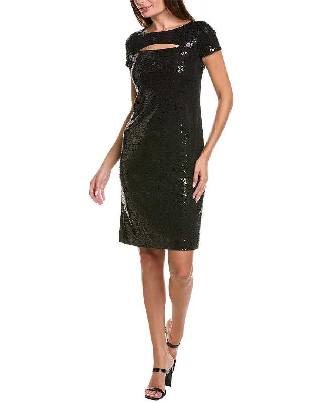 Women's V-Shaped-Neck DressesSt. John Bateau Neck Sheath Dress