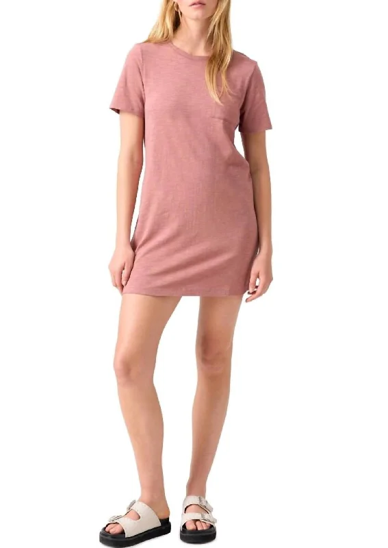 Women's Maxi DressesTraveler's T-Shirt Dress In Ash Rose