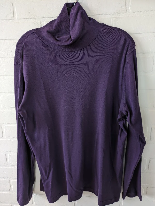 Women's Blouse with V-Shaped CollarTop Long Sleeve Basic By Talbots  Size: 2x