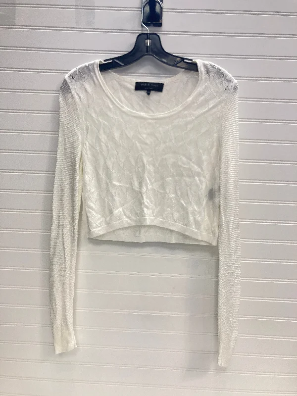 Women's Blouse with High CollarTop Long Sleeve Designer By Rag And Bone  Size: Xs