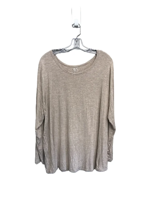 Women's Blouse with Wide CollarTop Long Sleeve Basic By Maurices  Size: 2x