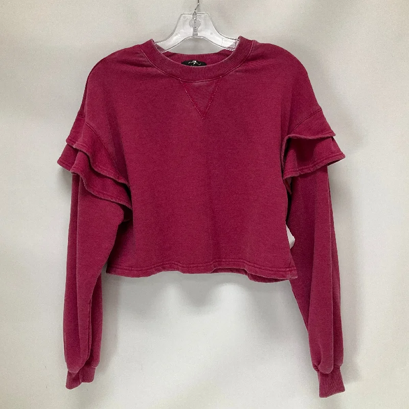 Women's Blouse with U-Shaped CollarTop Long Sleeve By 7 For All Mankind  Size: S