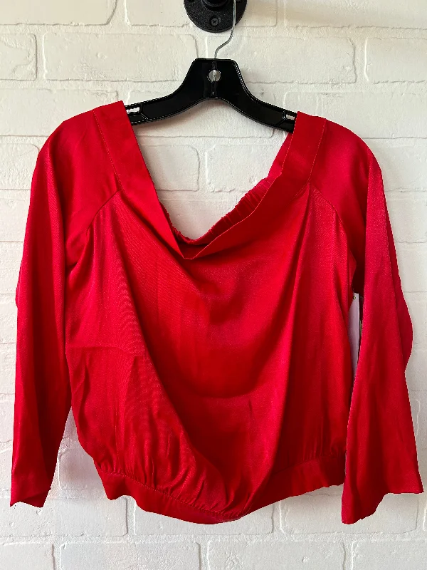 Women's Blouse with Puffed SleevesTop Long Sleeve By Bardot  Size: S