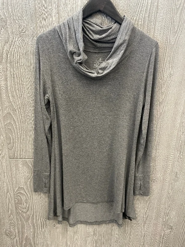 Women's Blouse with High CollarTop Long Sleeve By Cuddl Duds  Size: M