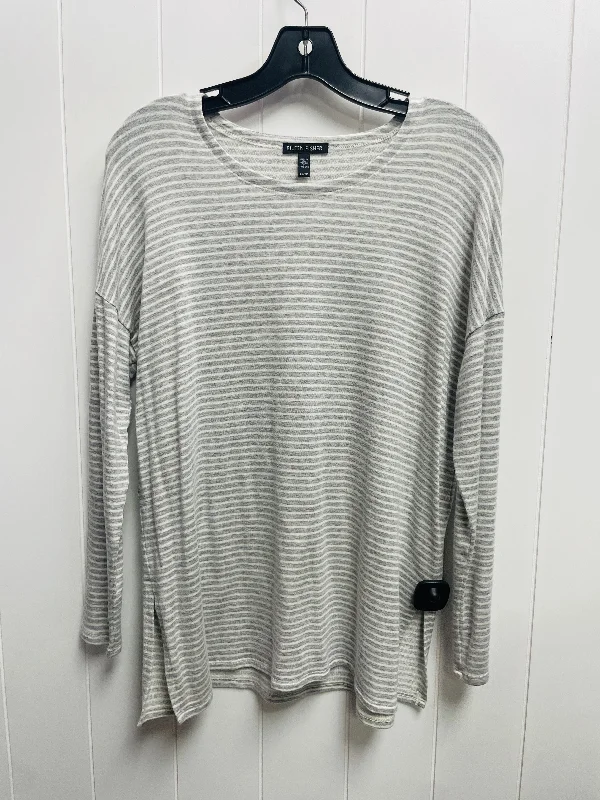 Women's Blouse with Shirt CollarTop Long Sleeve By Eileen Fisher  Size: Xs