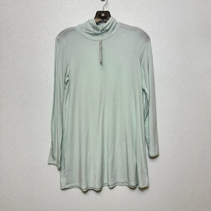 Women's Blouse with Keyhole CollarTop Long Sleeve By Eileen Fisher  Size: Xxs