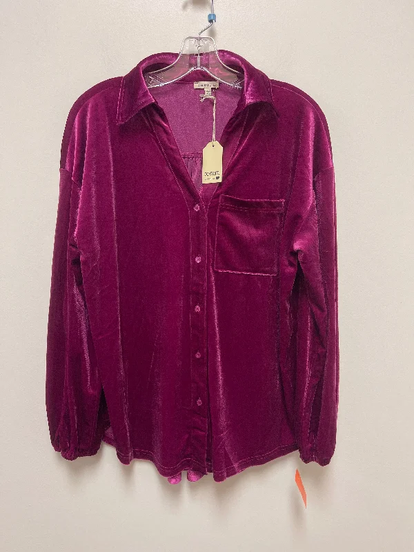 Women's Blouse with FrillsTop Long Sleeve By Jodifl  Size: S