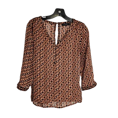 Women's Blouse with Shawl CollarTop Long Sleeve By Limited  Size: Xs