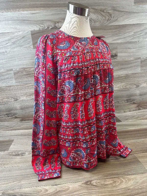 Women's Blouse for BusinessTop Long Sleeve By Loft  Size: Xs