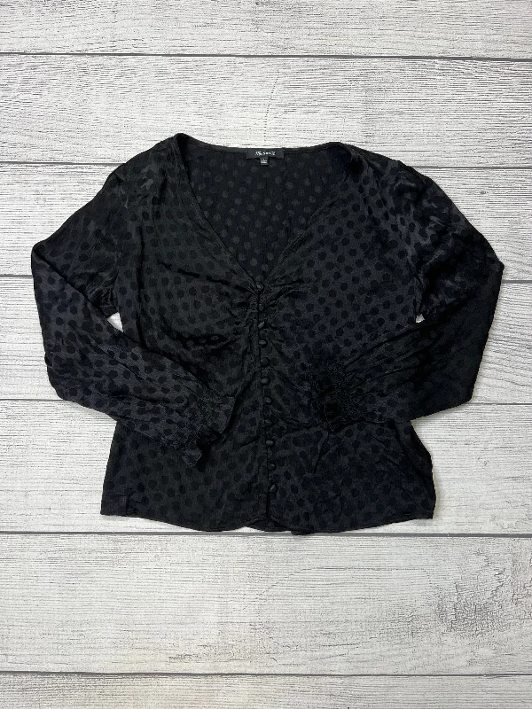 Women's Blouse with PatchesTop Long Sleeve By Madewell  Size: Xs