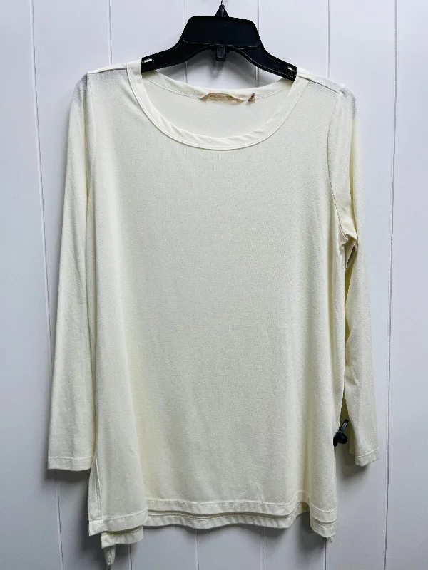 Women's Blouse with Keyhole CollarTop Long Sleeve By Soft Surroundings  Size: M