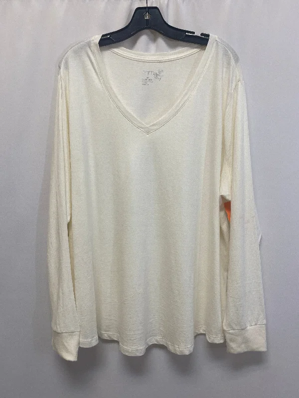 Women's Blouse for EveningTop Long Sleeve By Terra & Sky  Size: 3x